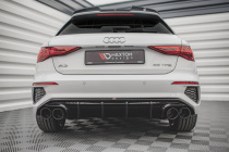 Audi A3 S-Line Sportback 8Y 2020+ Diffuser med Avgasutblås Imitationer V.1 Maxton Design